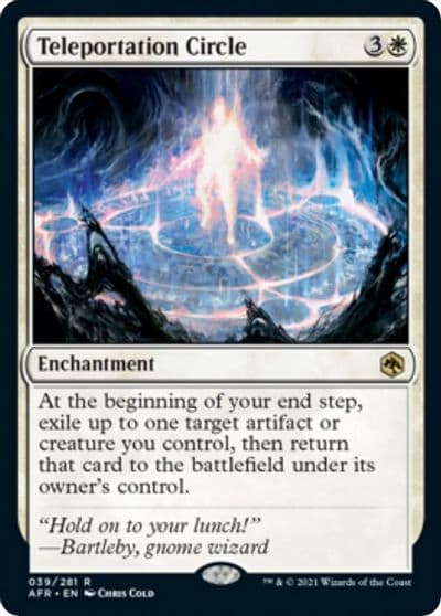 Teleportation Circle Adventures in the Forgotten Realms Magic card