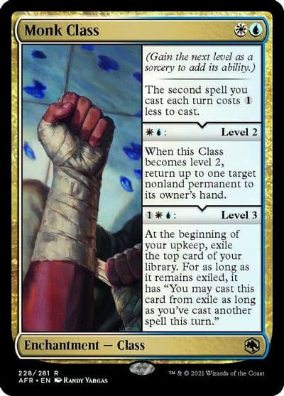 Monk Class Adventures in the Forgotten Realms Magic card