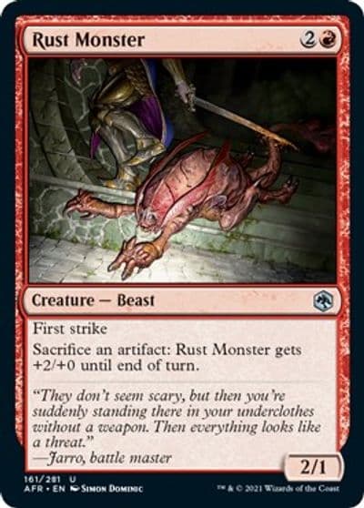 Rust Monster Adventures in the Forgotten Realms Magic card
