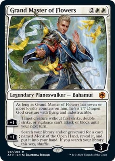 Grand Master of Flowers Adventures in the Forgotten Realms Magic card
