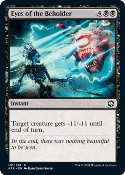 Eyes of the Beholder Adventures in the Forgotten Realms Magic card