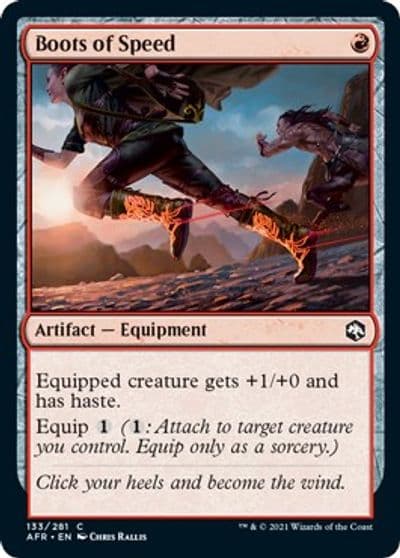 Boots of Speed Adventures in the Forgotten Realms Magic card