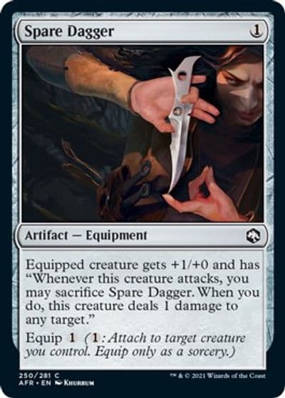 Spare Dagger Adventures in the Forgotten Realms Magic card