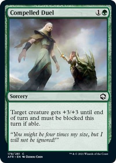 Compelled Duel Adventures in the Forgotten Realms Magic card