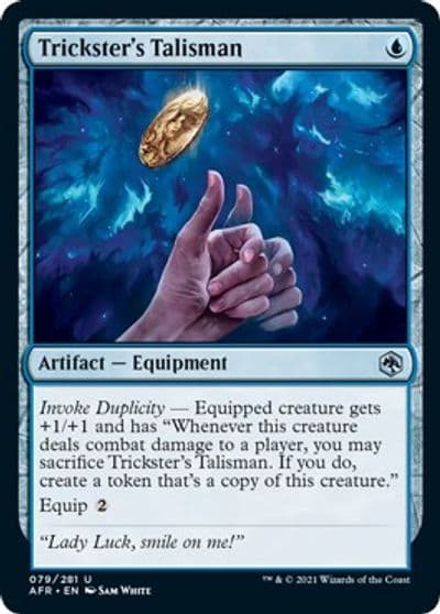 Tricksters Talisman Adventures in the Forgotten Realms Magic card