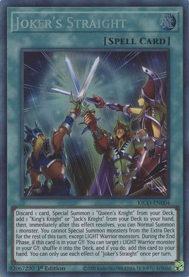Jokers Straight CR King's Court Yu-Gi-Oh! card