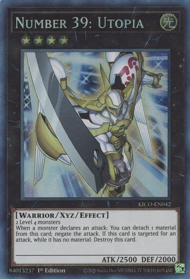 Number 39 Utopia CR King's Court Yu-Gi-Oh! card