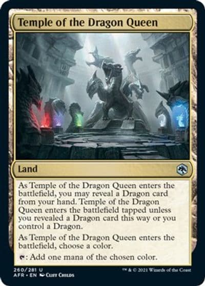 Temple of the Dragon Queen Adventures in the Forgotten Realms Magic card