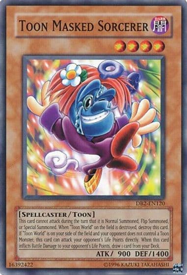 Toon Masked Sorcerer Dark Beginning 2 Yu-Gi-Oh! card