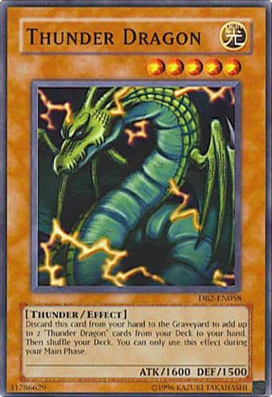 Thunder Dragon Dark Beginning 2 Yu-Gi-Oh! card