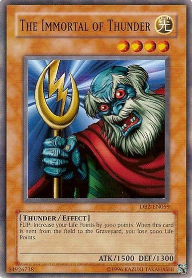The Immortal of Thunder Dark Beginning 2 Yu-Gi-Oh! card