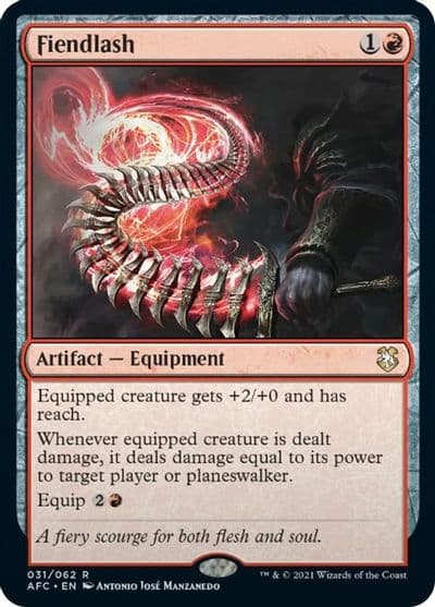 Fiendlash Commander: Adventures in the Forgotten Realms Magic card