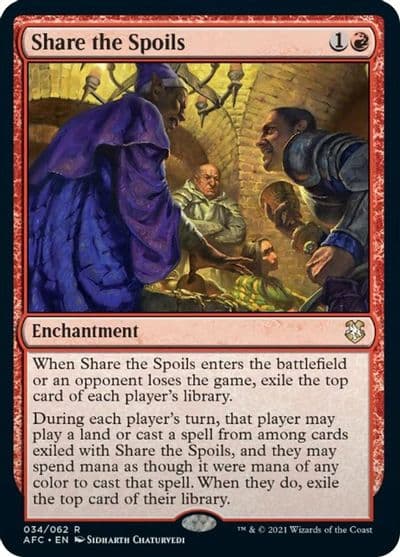 Share the Spoils Commander: Adventures in the Forgotten Realms Magic card