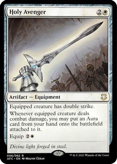 Holy Avenger Commander: Adventures in the Forgotten Realms Magic card
