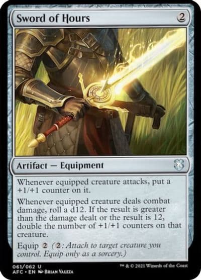 Sword of Hours Commander: Adventures in the Forgotten Realms Magic card