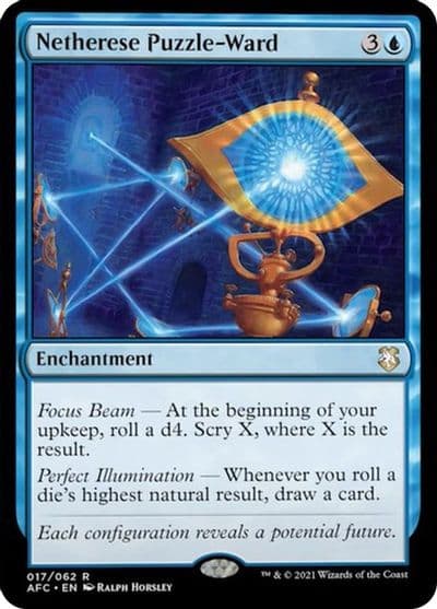 Netherese Puzzle Ward Commander: Adventures in the Forgotten Realms Magic card