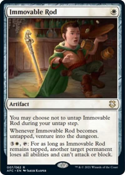 Immovable Rod Commander: Adventures in the Forgotten Realms Magic card