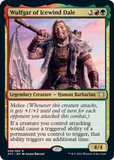 Wulfgar of Icewind Dale Commander: Adventures in the Forgotten Realms Magic card