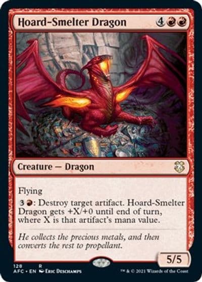 Hoard Smelter Dragon Commander: Adventures in the Forgotten Realms Magic card