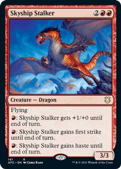 Skyship Stalker Commander: Adventures in the Forgotten Realms Magic card