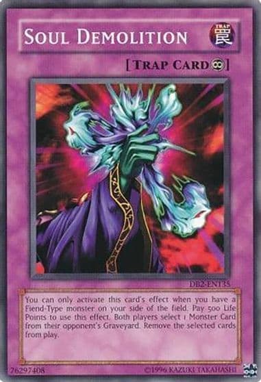 Soul Demolition Dark Beginning 2 Yu-Gi-Oh! card