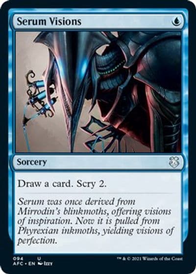 Serum Visions Commander: Adventures in the Forgotten Realms Magic card
