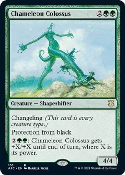 Chameleon Colossus Commander: Adventures in the Forgotten Realms Magic card