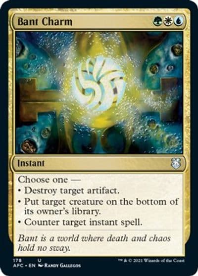 Bant Charm Commander: Adventures in the Forgotten Realms Magic card