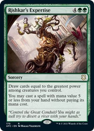 Rishkars Expertise Commander: Adventures in the Forgotten Realms Magic card