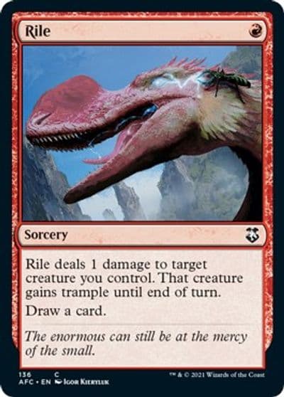 Rile Commander: Adventures in the Forgotten Realms Magic card