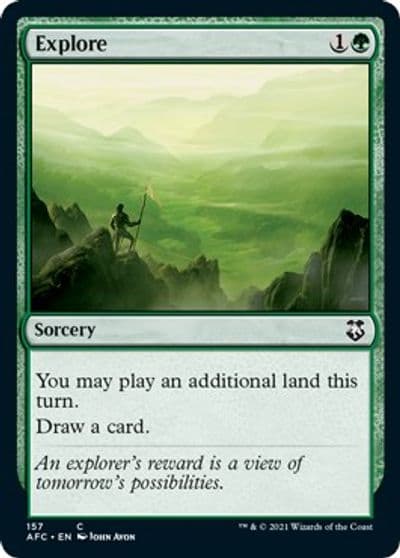 Explore Commander: Adventures in the Forgotten Realms Magic card
