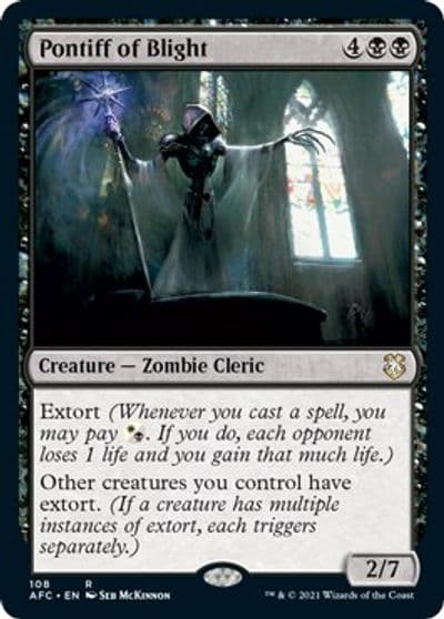 Pontiff of Blight Commander: Adventures in the Forgotten Realms Magic card