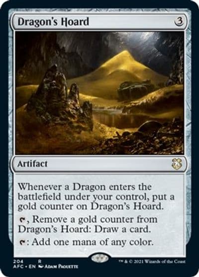 Dragons Hoard Commander: Adventures in the Forgotten Realms Magic card