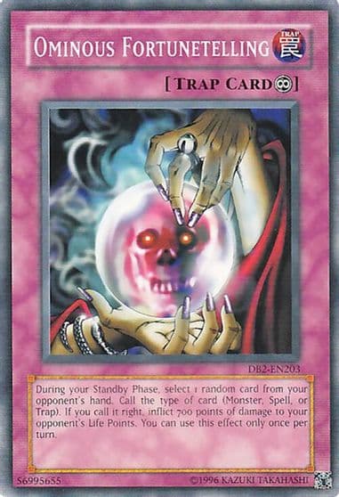 Ominous Fortunetelling Dark Beginning 2 Yu-Gi-Oh! card