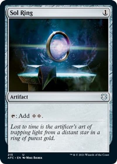 Sol Ring Commander: Adventures in the Forgotten Realms Magic card