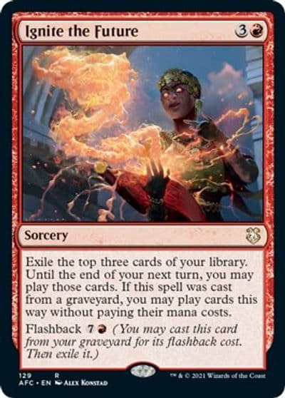 Ignite the Future Commander: Adventures in the Forgotten Realms Magic card