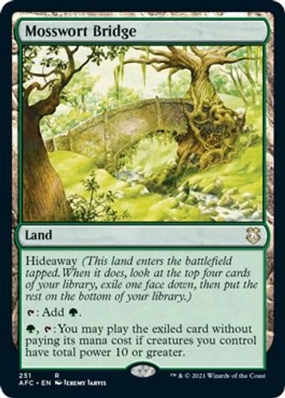 Mosswort Bridge Commander: Adventures in the Forgotten Realms Magic card