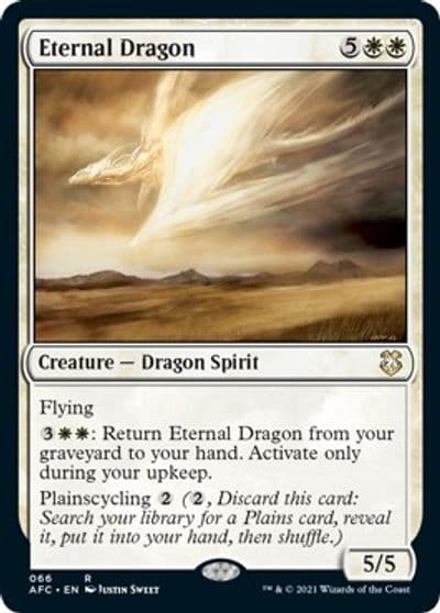Eternal Dragon Commander: Adventures in the Forgotten Realms Magic card
