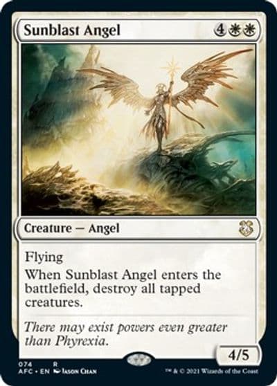 Sunblast Angel Commander: Adventures in the Forgotten Realms Magic card
