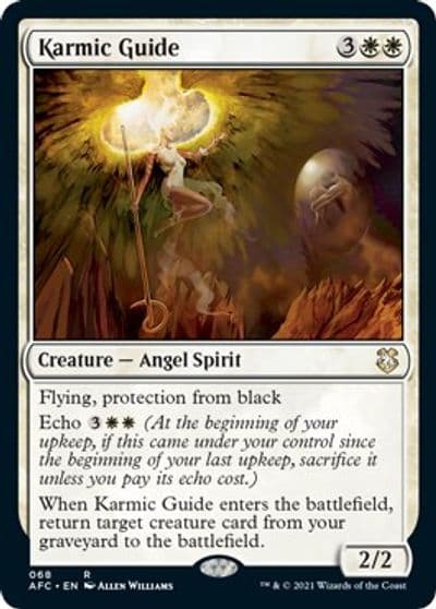 Karmic Guide Commander: Adventures in the Forgotten Realms Magic card