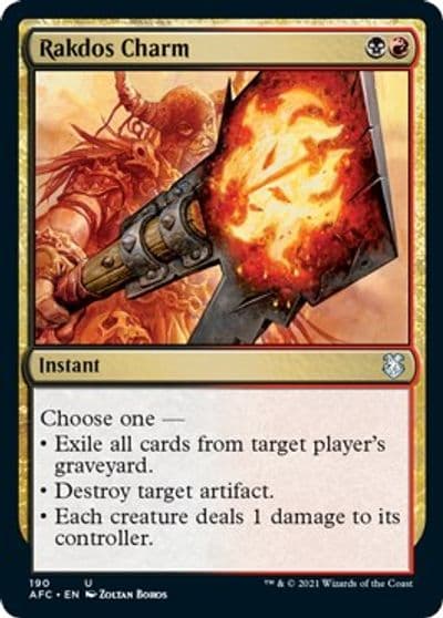 Rakdos Charm Commander: Adventures in the Forgotten Realms Magic card