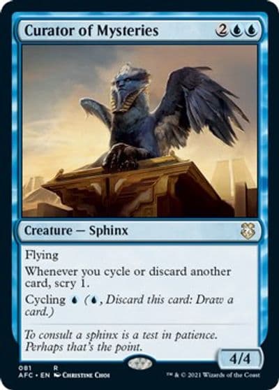 Curator of Mysteries Commander: Adventures in the Forgotten Realms Magic card
