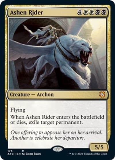 Ashen Rider Commander: Adventures in the Forgotten Realms Magic card