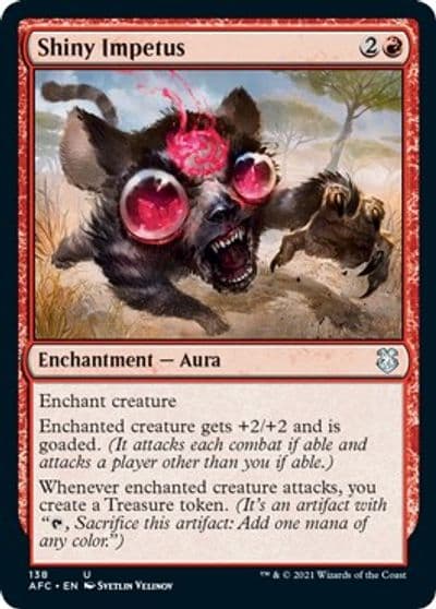 Shiny Impetus Commander: Adventures in the Forgotten Realms Magic card