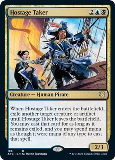 Hostage Taker Commander: Adventures in the Forgotten Realms Magic card