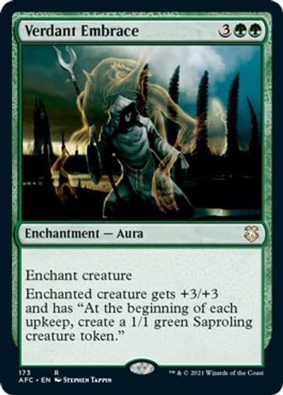 Verdant Embrace Commander: Adventures in the Forgotten Realms Magic card