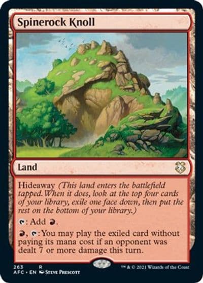 Spinerock Knoll Commander: Adventures in the Forgotten Realms Magic card