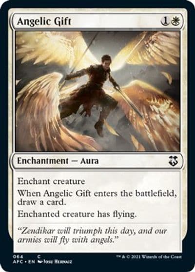 Angelic Gift Commander: Adventures in the Forgotten Realms Magic card