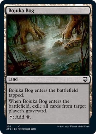 Bojuka Bog Commander: Adventures in the Forgotten Realms Magic card
