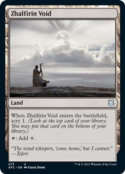 Zhalfirin Void Commander: Adventures in the Forgotten Realms Magic card